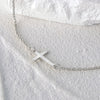 Women's 18K Gold-Plated Stainless Steel Cross Chain Bracelet – Simple Everyday Jewelry