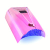 Cordless Rechargeable 128W Nail Curing Lamp — 4 LCD Timers, Auto Sensor & Spacious Interior for All Hand Sizes | Gradient Purple Pink Gold Black White Mermaid