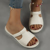 Women's Lightweight EVA Summer Sandals - Slip-On Open Toe with Back Strap, Cushioned Insole for Beach & Travel (Black)