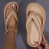 Women's EVA Flip Flops Soft Sole Pillow Slides Slip-On Beach & Casual Sandals