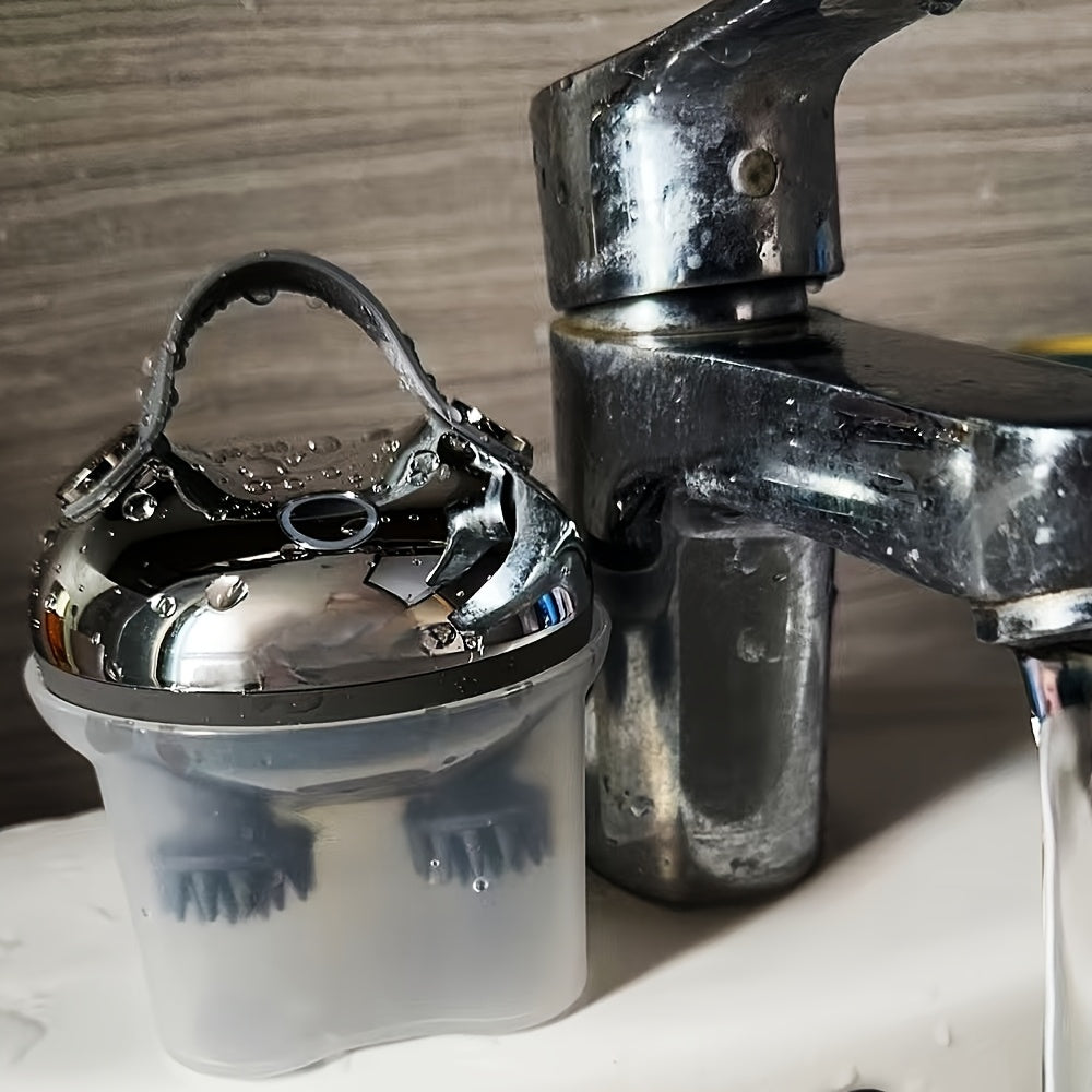 Electric Hanging Rope Scalp Massager – 100 Kneading Nodes, Portable USB Rechargeable Head & Facial Massager, Gift for Pet Lovers