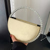 Rhinestone Embellished Evening Clutch with Shoulder Strap – Elegant Party & Wedding Handbag