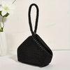 Mini Glitter Rhinestone Clutch Purse, Sparkle Wristlet Handbag for Wedding, Festival & Party