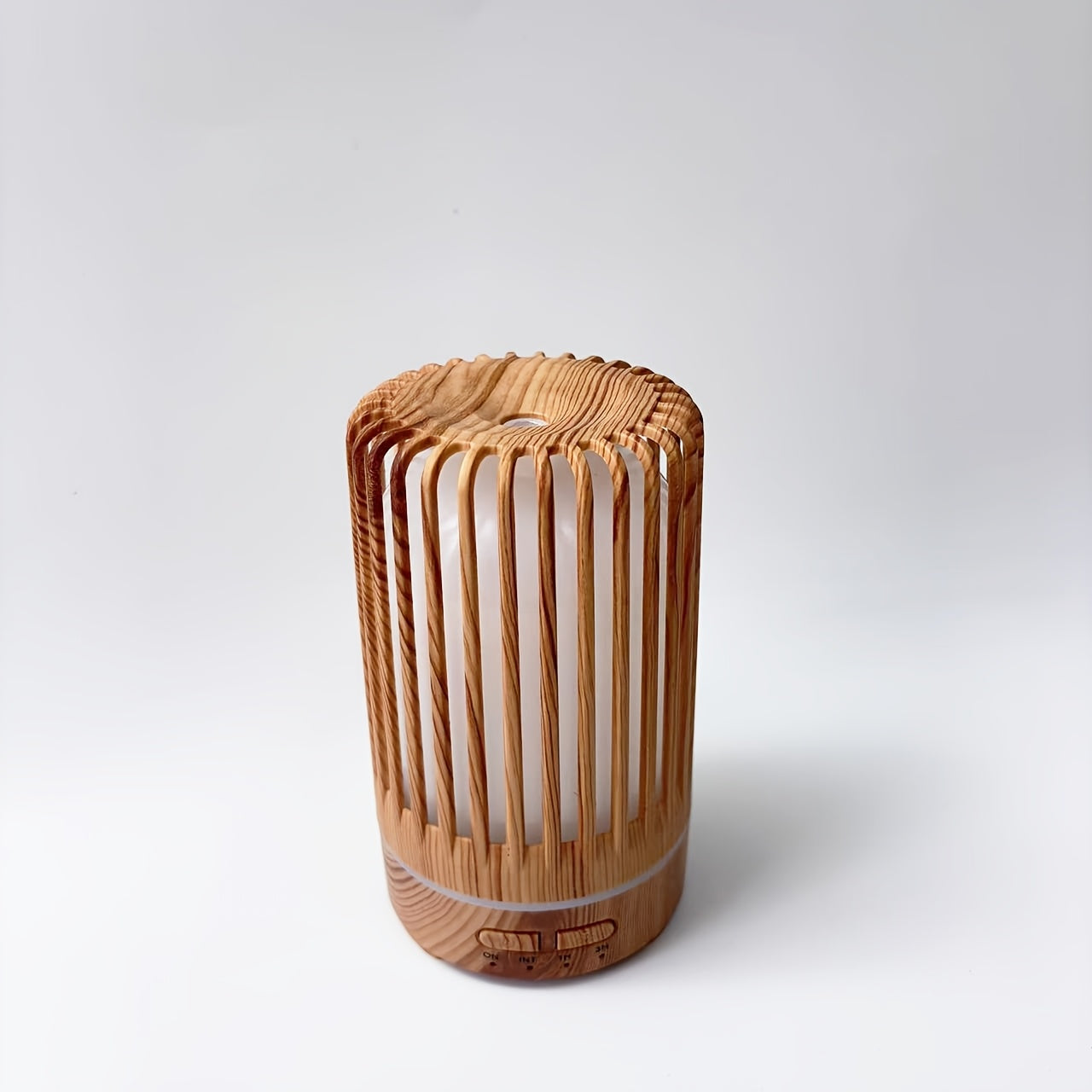 Ultrasonic 150ml (5.07 oz) Aroma Diffuser Humidifier — USB Mini Essential Oil Diffuser with 7-Color LED, Quiet Timer, Birdcage Design for Bedroom & Office