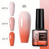 Temperature-Sensitive Color Changing Gel Nail Polish 7ml (0.24 fl oz) Fragrance-Free, Thermochromic Nail Art Manicure