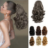 Curly Wavy Clip-In Ponytail – Clip-On Volumizing Hair Extension for Women – Heat-Resistant Fiber