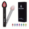 ELVISH 7-Color LED Eye Massager – Rechargeable Vibrating Facial Wand for Dark Circles, Eye Bags, Fine Lines & Wrinkles – Portable Battery-Powered Beauty Tool