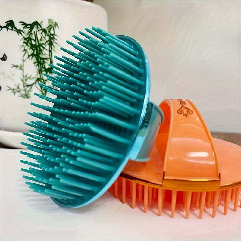 LATTBY 2-Pack Scalp Massager & Shampoo Brush – Dual-Head Soft Rubber Bristles, Ergonomic ABS Handle for Deep Cleansing & Hair Growth (No Electricity)