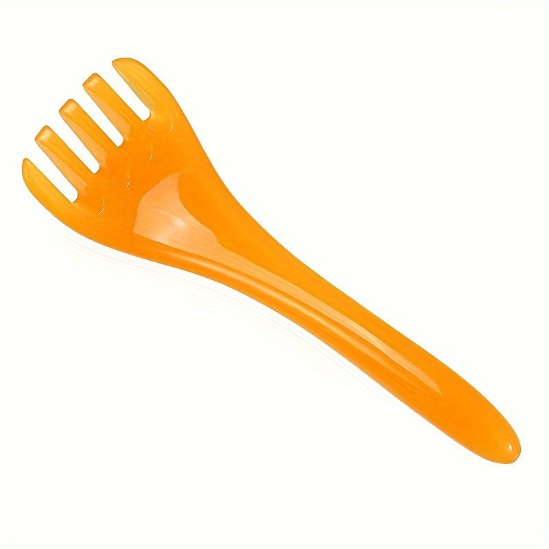 Resin Scalp Massager - Portable Handheld SPA Head & Body Massager for Deep Relaxation, Scalp Scraping Gua Sha Tool for Neck and Back