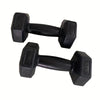 Pair Multi-Color Hexagonal Dumbbells 0.5-4 kg (1.1-8.8 lb) PE - Ergonomic Grip for Home Workout, Yoga & Full-Body Training