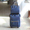 2-Piece Lightweight Travel Bag Set with Telescoping Handle - Large Capacity Luggage & Carry-On for Short Trips