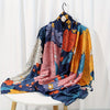 Elegant Landscape Print Scarf Shawl 35.4 in × 70.9 in (90 × 180 cm) Windproof Versatile Wrap for Women Hijab