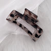 Multicolor Large Acrylic Rectangle Hair Clip Thick Resin Claw for Long Thick Hair Nonslip Jaw Clip