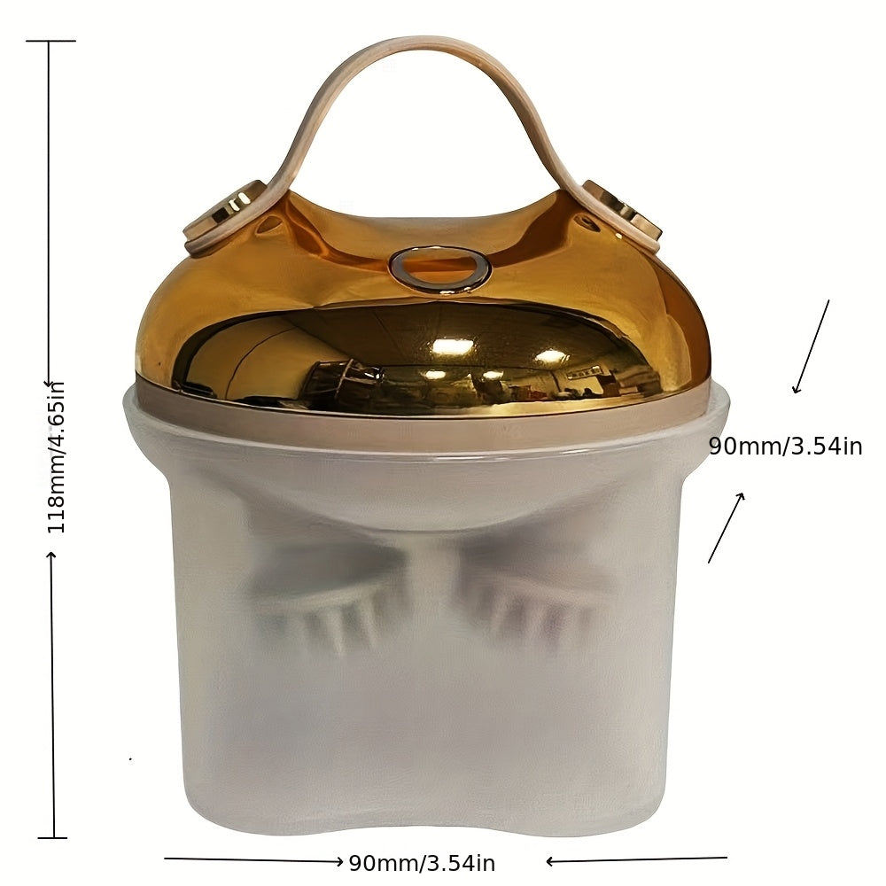 Electric Hanging Rope Scalp Massager – 100 Kneading Nodes, Portable USB Rechargeable Head & Facial Massager, Gift for Pet Lovers