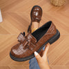 Floral Slip-On Loafers for Women - All-Season Round-Toe Flats