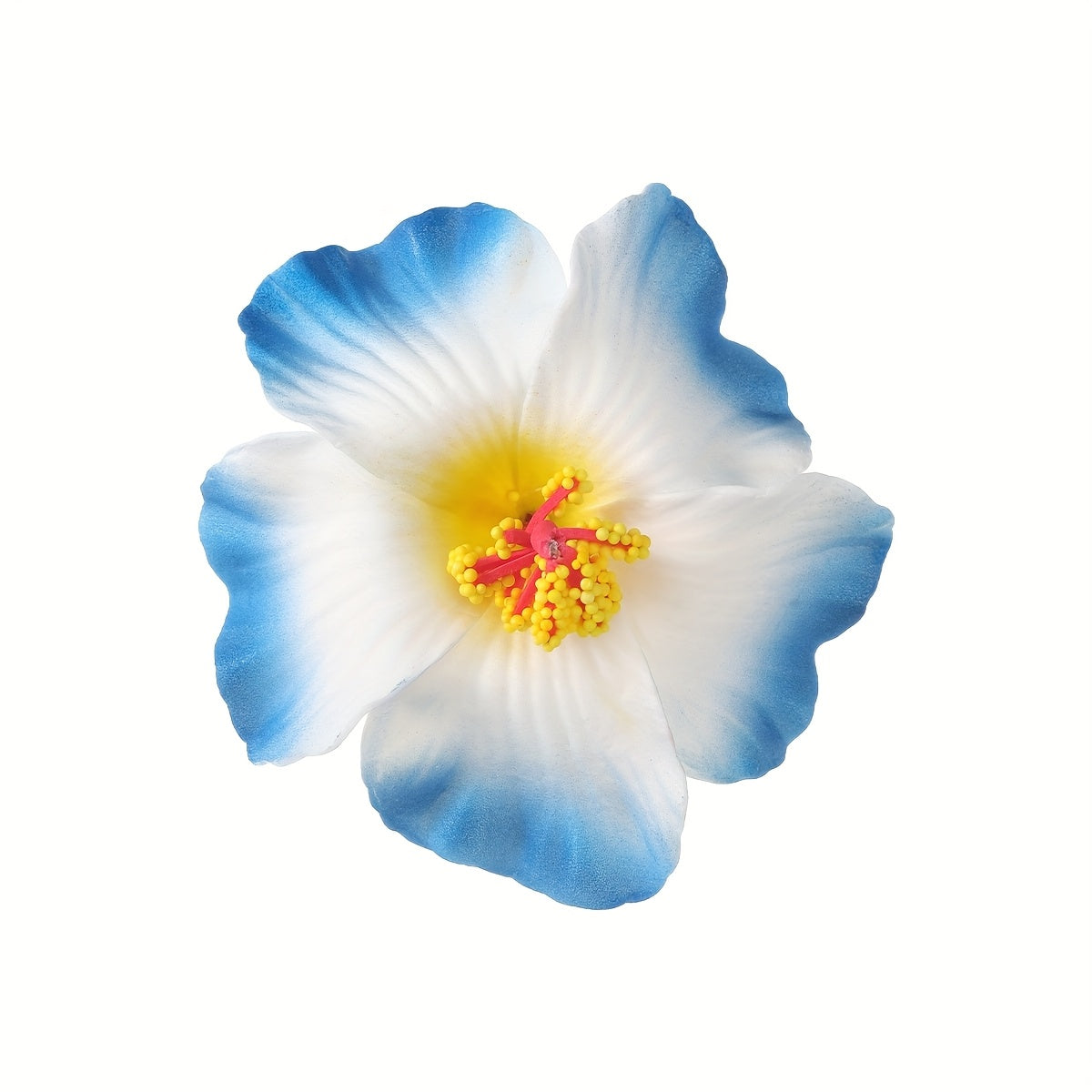 Tropical Hibiscus Flower Hair Clip - Red Bohemian Beach Hair Accessory for Women & Girls