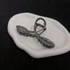 Minimalist Metal Shark Hair Clip for Women – 1-Pack Back-of-Head Hair Claw