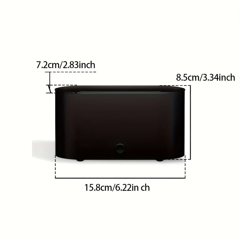 7-Color Simulated Flame Humidifier & Aromatherapy Diffuser — USB Dimmable Lamp for Bedroom & Home Decor, Gift