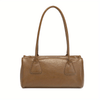 Luxury Retro Baguette Hobo Bag for Women – Vintage Split Leather Shoulder & Handbag with Adjustable Strap