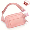 Waterproof Fanny Pack Waist Bag for Women and Men, 4-Zipper Belt Bag with Adjustable Strap, Crossbody for Running Yoga Hiking Travel