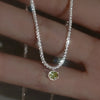 Vintage Pentagonal Sparkling Zircon Necklace - Light Luxury Shimmer Clavicle Chain for Parties & Everyday