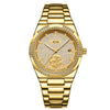 RUIQI Women's Dragon Mechanical Watch – 40mm (1.57 in) Alloy Case, Stainless Steel Bracelet, Luminous Hands & Rhinestones
