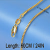18K Gold-Plated Copper Neck Chain for DIY Pendant Necklaces & Handmade Accessories