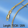 18K Gold-Plated Copper Neck Chain for DIY Pendant Necklaces & Handmade Accessories