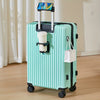 20-Inch (50.8 cm) Hard Shell Spinner Carry-On Luggage with Combination Lock and Aluminum Handle