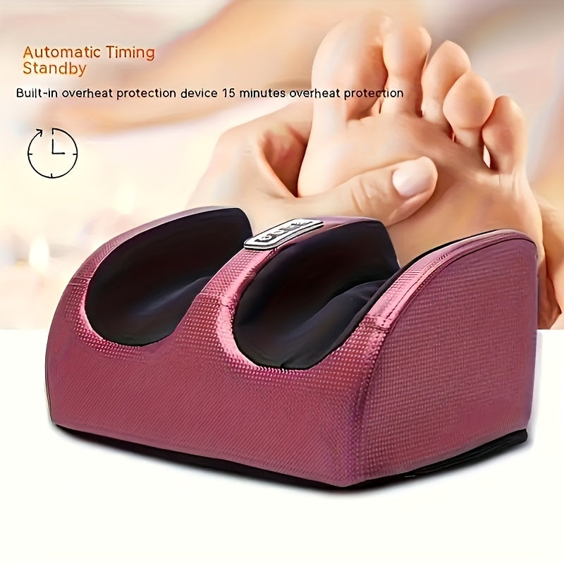 Electric Foot Massager with Compression | Home Spa Foot Therapy — Easy-Clean Stylish Design