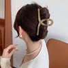 Large Hair Claw Clip - Minimalist Shark Clip with Cross Design for Thick & Thin Hair (1pc/2pcs)