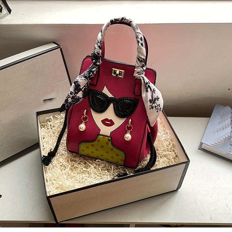 Trendy Sister-Style PU Bucket Bag – Large Capacity Fashion Handbag with Adjustable Strap & Buckle Closure (6 Colors)