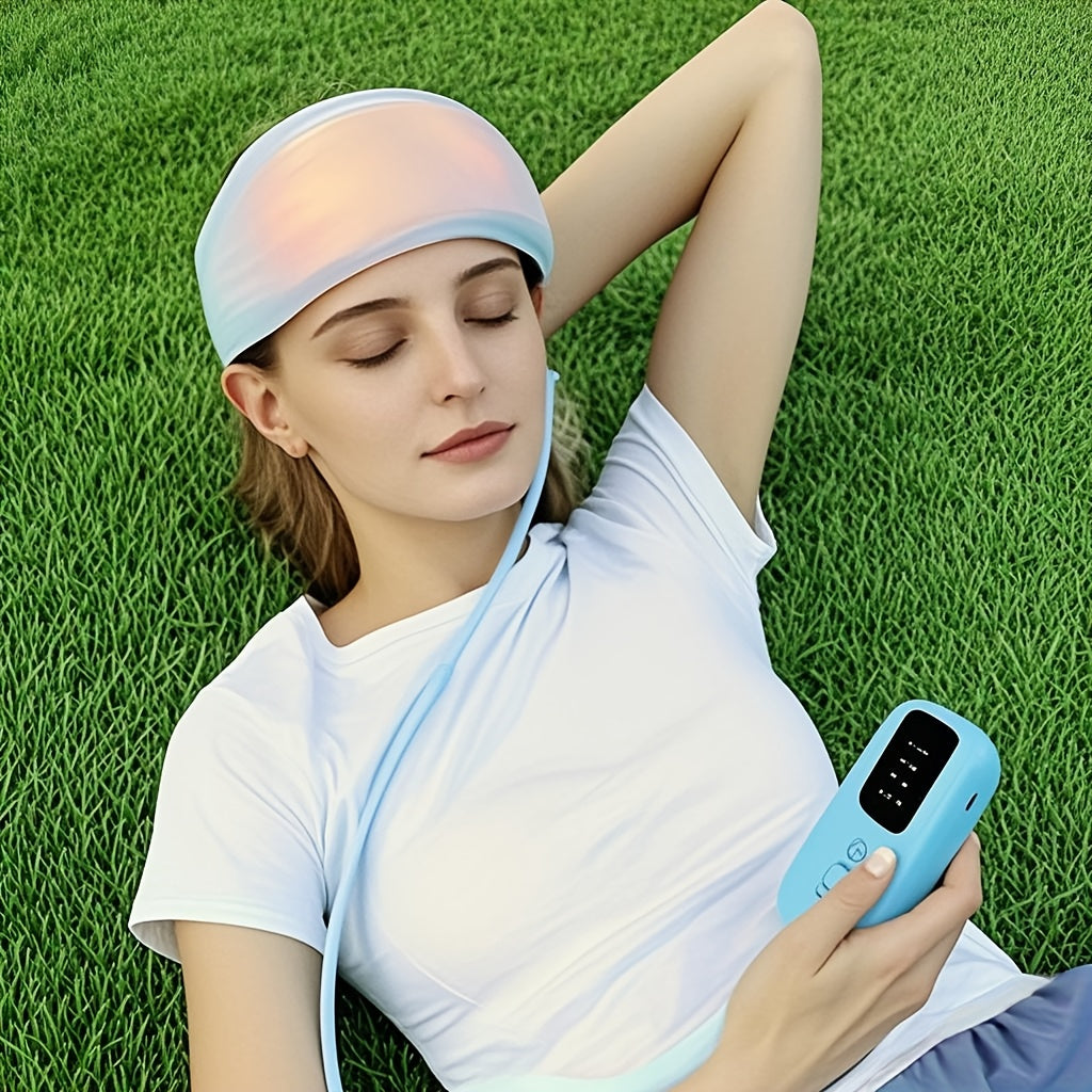 USB-Powered Electric Scalp & Head Massager with Heat — Silicone Kneading Scalp Massager for Relaxation & Sleep Aid, Holiday Gift