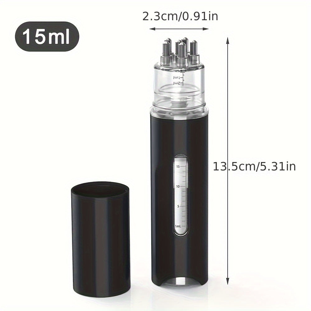 Scalp Applicator Comb with Liquid Reservoir – Mini Massage Applicator for Essential Oils, Reusable Washable ABS Hair Tool