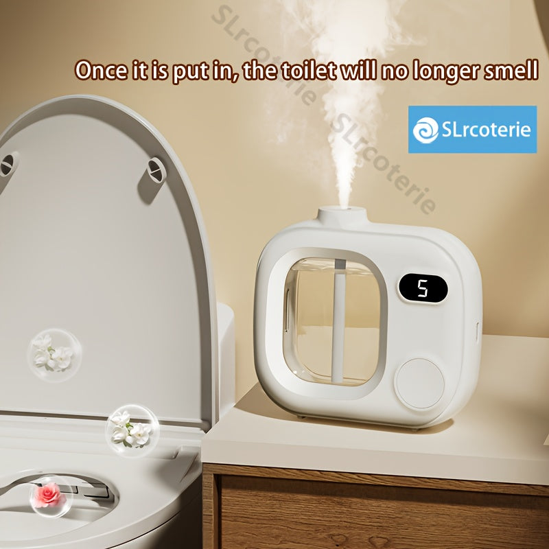 Portable Rechargeable Aroma Diffuser — One-Button, 5-Speed Adjustable Timer, USB Charging, Empty Bottle for Essential Oils & Perfume