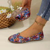 Women's Minimalist Slip-On Flats Lightweight Soft-Sole Low-Cut Walking Shoes