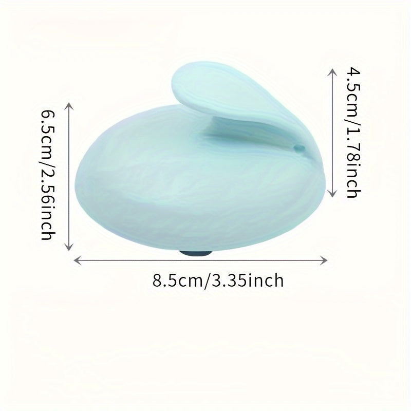 Full-Body 7-Bead Massage Roller - Manual Abdominal & Leg Massager with ABS Beads, Meridian Therapy, Pink/Beige/Peach