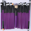 20/34-Piece Makeup Brush Set + 8 Mini Brushes – Professional Soft Synthetic Face & Eye Brushes for Beginners