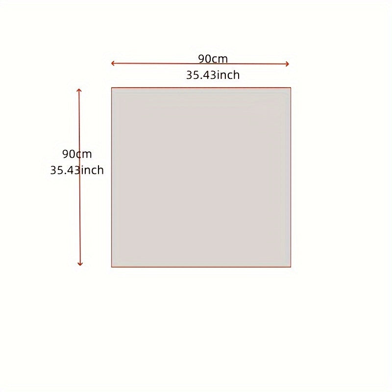 Women's Large Square Scarf 35.4 x 35.4 in (90 x 90 cm) – Printed Shawl, Headscarf & Neck Wrap – Lightweight All-Season Breathable Wrap in Multiple Colors