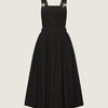 Plus Size Corduroy A-Line Pinafore Dress with Pockets, Strappy Back Waist-Length, Machine Washable All-Season