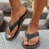 Contrast Color Flip Flops - Unisex Soft-Sole Summer Beach Slides for Indoor & Outdoor