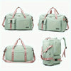 Large Capacity Women's Travel & Sports Backpack with Detachable Strap and Multiple Pockets
