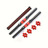 Adjustable Dumbbell Weight Set with 2 Connecting Bars and 1 Rod – Home Gym (Black/Pink)