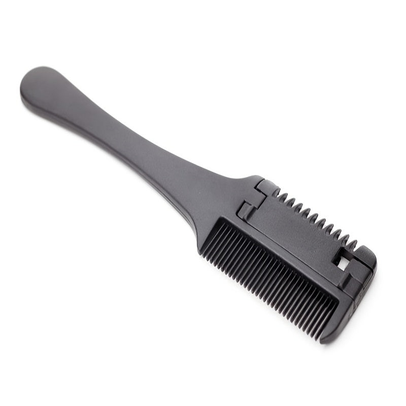Salon-Grade Hair Thinning Comb with Razor Blade for Trimming & Styling