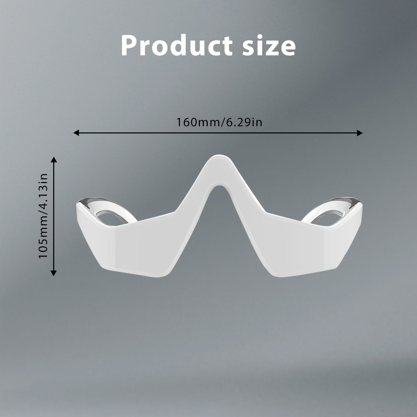 LED 3D Red Light Eye Massager – USB Rechargeable Eye Therapy Device for Dark Circles & Puffiness, 4 Massage Modes, 3 Intensity Levels, Portable