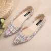 Women's Slip-On Pointed Toe Flats - Lightweight Side-Open Casual Pumps with Wide Toe Box