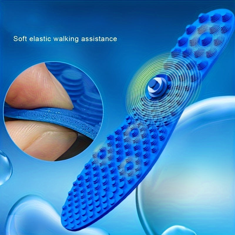 1 Pair Reflexology Massage Insoles - Acupressure Foot Massager Shoe Pads for Pain Relief & Comfort