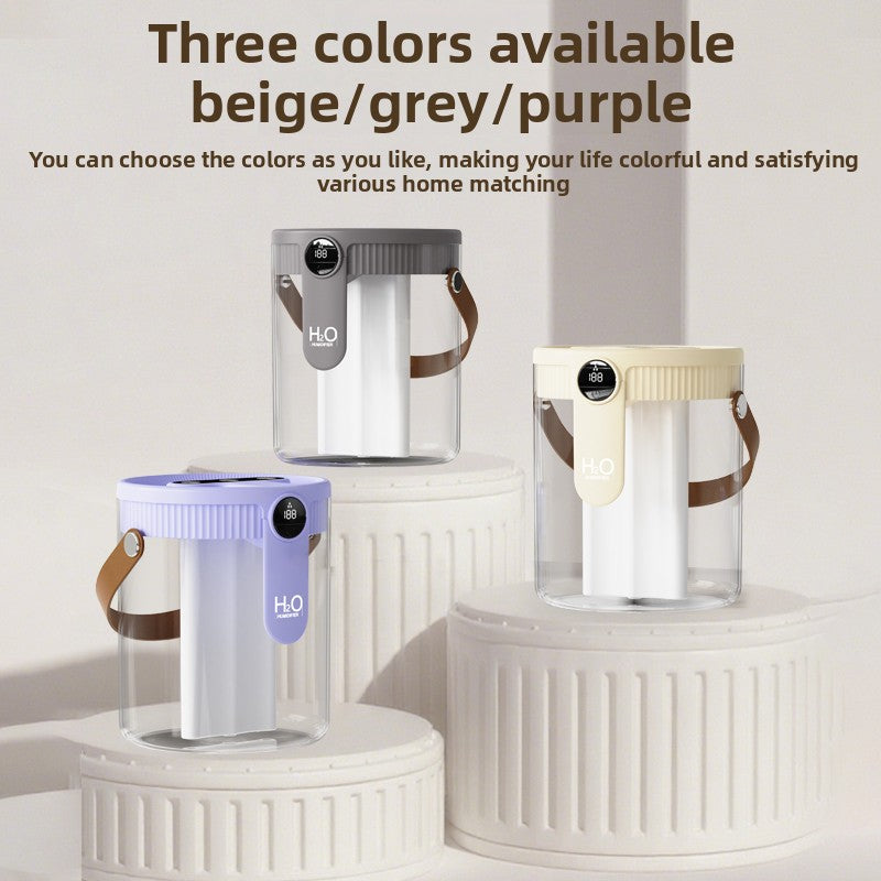 Mini USB Humidifier & Aromatherapy Diffuser — Quiet Portable Mist Sprayer, USB-Powered, Push Button, Compact for Home Bedroom Car