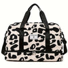 Large Capacity Stripe Travel Duffle Bag - Yoga & Gym Bag, Maternity Luggage Organizer for Short Trips