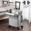 Compact Lightweight Carry-On Luggage 20–26 Inch (51–66 cm) Front-Opening Spinner with Telescopic Handle, Cup Holder & Combination Lock